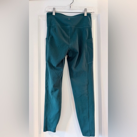 Teal High-Rise Leggings - Picture 2 of 2
